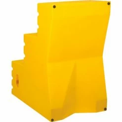 Global Industrial™ 3 Step Plastic Step Stand, 20"W x 28-1/2"L x 33-1/2"H, Yellow -Cheap Janitorial Carts Store 641272 03