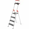 Hailo L100 Pro 4 Step Aluminum Folding Step Ladder