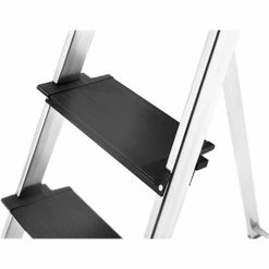 Hailo L100 Pro 8 Step Aluminum Folding Step Ladder -Cheap Janitorial Carts Store 8050 427 03