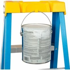 Werner 6' Fiberglass Step Ladder w/ Plastic Tool Tray 250 lb. Cap - 6006 -Cheap Janitorial Carts Store 942804 08