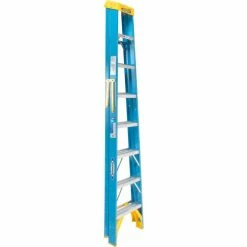 Werner 8' Fiberglass Step Ladder w/ Plastic Tool Tray 250 lb. Cap - 6008 -Cheap Janitorial Carts Store 942806 03