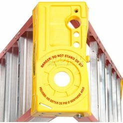 Werner 6' Fiberglass Step Ladder w/ Plastic Tool Tray 300 lb. Cap - 6206 -Cheap Janitorial Carts Store 942810 35