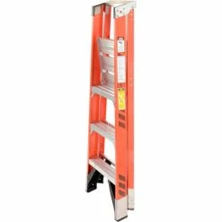 Werner 3' Fiberglass Platform Step Ladder 375 lb. Cap - P7403 -Cheap Janitorial Carts Store 942832 02