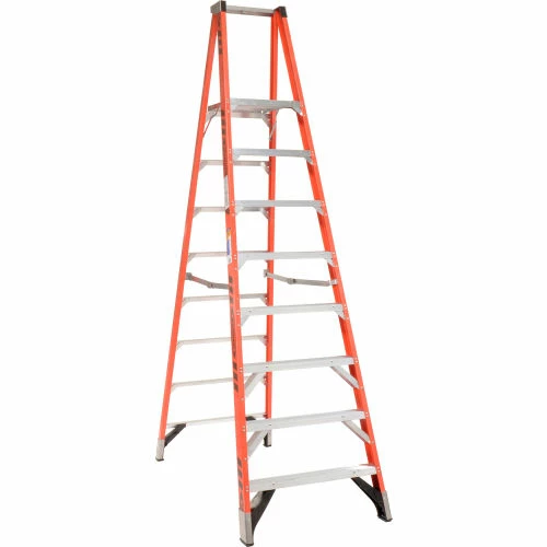 Werner 8' Fiberglass Platform Step Ladder 375 lb. Cap - P7408 2 Werner 8' Fiberglass Platform Step Ladder 375 lb. Cap - P7408 - Image 2