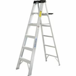 Werner 6' Type 1A Aluminum Step Ladder - 376