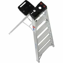 Werner 6' Type 1A Aluminum Step Ladder - 376 -Cheap Janitorial Carts Store 954402 06