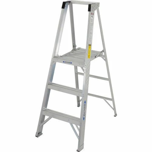 Werner 3' Type 1A Aluminum Platform Ladder - P373 1 Werner 3' Type 1A Aluminum Platform Ladder - P373