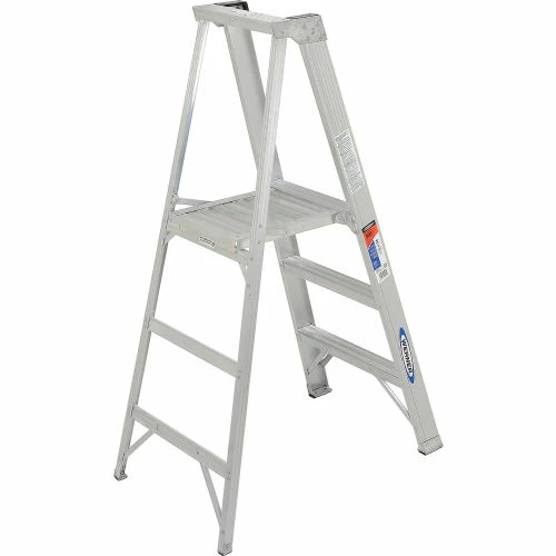 Werner 3' Type 1A Aluminum Platform Ladder - P373 3 Werner 3' Type 1A Aluminum Platform Ladder - P373 - Image 3
