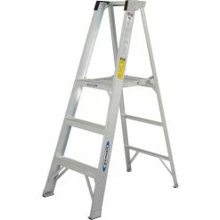 Werner 3' Type 1A Aluminum Platform Ladder - P373 21 Werner 3' Type 1A Aluminum Platform Ladder - P373 -Cheap Janitorial Carts Store 954418 05