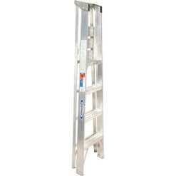 Werner 4' Type 1A Aluminum Platform Ladder - P374 -Cheap Janitorial Carts Store 954420 02