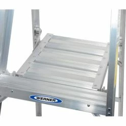 Werner 6' Type 1A Aluminum Platform Ladder - P376 19 Werner 6' Type 1A Aluminum Platform Ladder - P376 -Cheap Janitorial Carts Store 954422 03