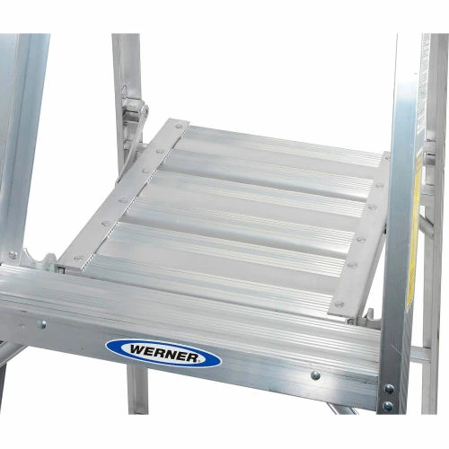 Werner 6' Type 1A Aluminum Platform Ladder - P376 4 Werner 6' Type 1A Aluminum Platform Ladder - P376 - Image 4