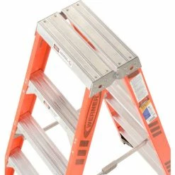 Werner 6' Dual Access Fiberglass Step Ladder 375 lb. Cap - T7406 -Cheap Janitorial Carts Store 954946 04