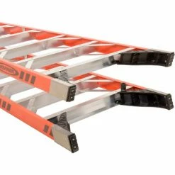 Werner 10' Dual Access Fiberglass Step Ladder 375 lb. Cap - T7410 -Cheap Janitorial Carts Store 954950 09