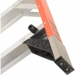 Werner 12' Dual Access Fiberglass Step Ladder 375 lb. Cap - T7412 -Cheap Janitorial Carts Store 954952 08