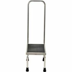 Vestil Stainless Steel Medical Step Stand with Handle FT-SS-1HR -Cheap Janitorial Carts Store 988814B