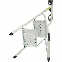 Hailo Safety Plus 2 Step Steel Folding Step Ladder - 4342-001 23 Hailo Safety Plus 2 Step Steel Folding Step Ladder - 4342-001 -Cheap Janitorial Carts Store B1022395 05