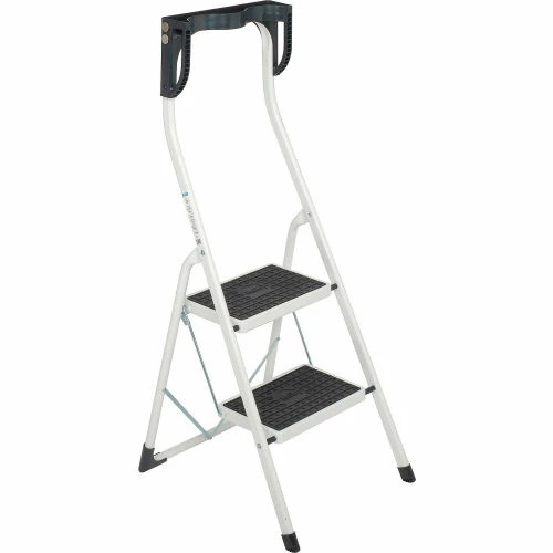 Hailo Safety Plus 2 Step Steel Folding Step Ladder - 4342-001 7 Hailo Safety Plus 2 Step Steel Folding Step Ladder - 4342-001 - Image 7