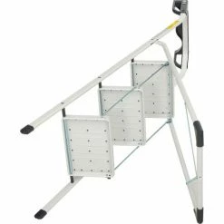 Hailo Safety Plus 3 Step Steel Folding Step Ladder - 4343-001 -Cheap Janitorial Carts Store B1022396 05
