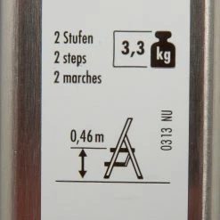 Hailo K30 2 Step Aluminum Folding Step Ladder - 4392-801 -Cheap Janitorial Carts Store B1022397 11