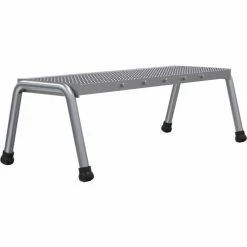 Vestil Aluminum Wide Step Stand - 1 Step Welded - SSA-1W
