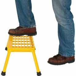 Vestil Aluminum Yellow Wide Step Stand - 1 Step Welded - SSA-1W-Y 10 Vestil Aluminum Yellow Wide Step Stand - 1 Step Welded - SSA-1W-Y -Cheap Janitorial Carts Store B1529971 5