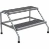 Vestil Aluminum Wide Step Stand - 2 Step - SSA-2W-KD