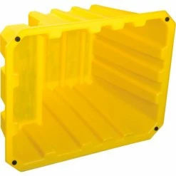 Diversified Plastics 2 Step Nestable Plastic Step Stand - Yellow 25-3/4"W x 32-3/4"D x 20-1/2"H - NST-2-14 -Cheap Janitorial Carts Store B1817888 09