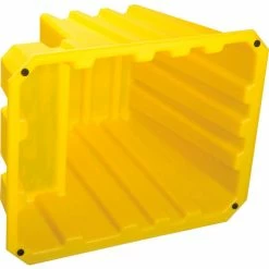 Diversified Plastics 2 Step Tall Nestable Plastic Step Stand - Yellow 24-3/4"W x 33"D x 24"H - NTXST-2-14 26 Diversified Plastics 2 Step Tall Nestable Plastic Step Stand - Yellow 24-3/4"W x 33"D x 24"H - NTXST-2-14 -Cheap Janitorial Carts Store B1817889 09