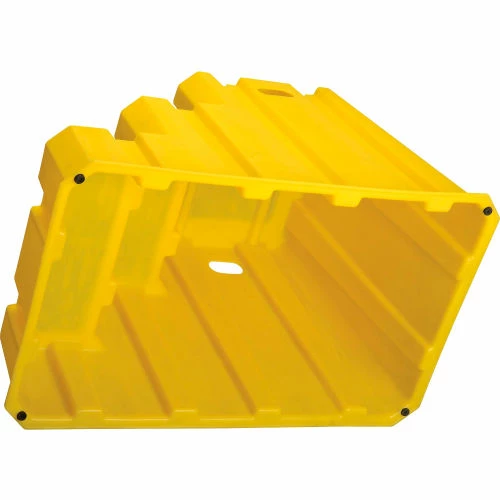 Diversified Plastics 3 Step Nestable Plastic Step Stand - Yellow 25-3/4"W x 42"D x 29"H - NST-3-14 10 Diversified Plastics 3 Step Nestable Plastic Step Stand - Yellow 25-3/4"W x 42"D x 29"H - NST-3-14 - Image 10