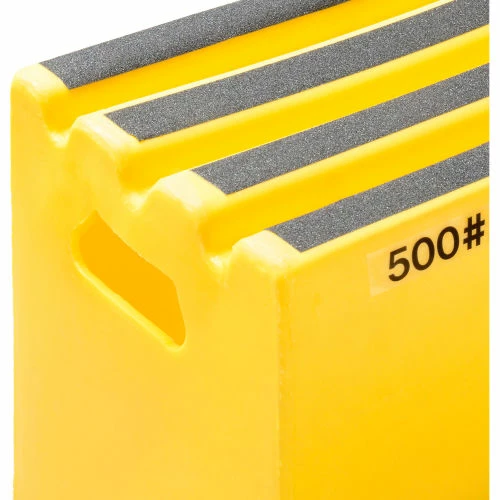 US Roto Molding 3 Step Plastic Step Stand - Yellow 20"W x 33-1/2"D x 28-1/2"H - ST-3 YEL 5 US Roto Molding 3 Step Plastic Step Stand - Yellow 20"W x 33-1/2"D x 28-1/2"H - ST-3 YEL - Image 5