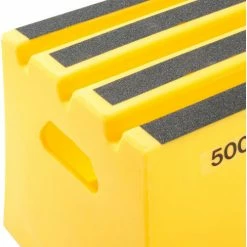 US Roto Molding 1 Step Plastic Step Stand - Yellow 19-1/2"W x 14"D x 12"H - ST-1 YEL -Cheap Janitorial Carts Store B2185979 02