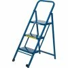 Ballymore 3 Step Thin Line Folding Step Ladder, 300 lb. Capacity, Blue - TL318