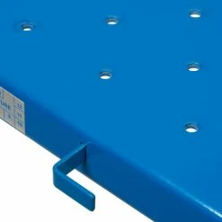 Ballymore 3 Step Thin Line Folding Step Ladder, 300 lb. Capacity, Blue - TL318 -Cheap Janitorial Carts Store B2220829 07