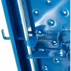 Ballymore 4 Step Thin Line Folding Step Ladder, 300 lb. Capacity, Blue - TL418 -Cheap Janitorial Carts Store B2220848 08