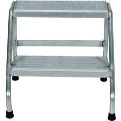 Vestil Aluminum Step Stand - 2 Step - Welded - SSA-2 9 Vestil Aluminum Step Stand - 2 Step - Welded - SSA-2 -Cheap Janitorial Carts Store B524117 4