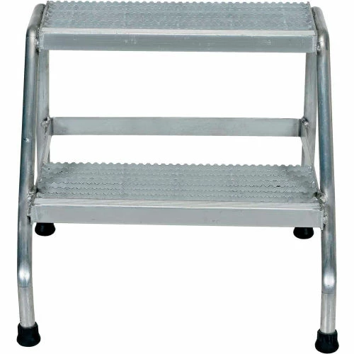Vestil Aluminum Step Stand - 2 Step - Welded - SSA-2 3 Vestil Aluminum Step Stand - 2 Step - Welded - SSA-2 - Image 3
