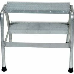 Vestil Aluminum Step Stand - 2 Step - Welded - SSA-2 10 Vestil Aluminum Step Stand - 2 Step - Welded - SSA-2 -Cheap Janitorial Carts Store B524117 5