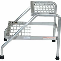 Vestil Aluminum Step Stand - 2 Step - Welded - SSA-2 11 Vestil Aluminum Step Stand - 2 Step - Welded - SSA-2 -Cheap Janitorial Carts Store B524117 6