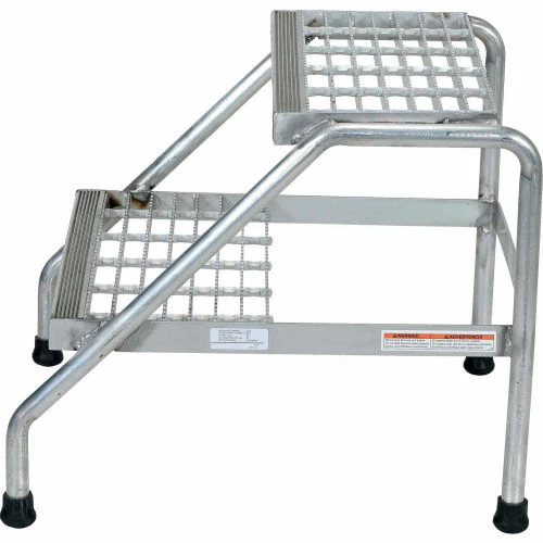Vestil Aluminum Step Stand - 2 Step - Welded - SSA-2 5 Vestil Aluminum Step Stand - 2 Step - Welded - SSA-2 - Image 5