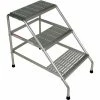 Vestil Aluminum Step Stand - 3 Step - Knock-Down - SSA-3-KD
