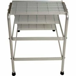 Vestil Aluminum Step Stand - 3 Step - Knock-Down - SSA-3-KD -Cheap Janitorial Carts Store B524119 4