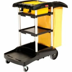 Rubbermaid® High Capacity Cleaning Cart 9T72 20 Rubbermaid® High Capacity Cleaning Cart 9T72 -Cheap Janitorial Carts Store B56456 02