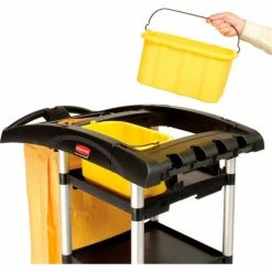 Rubbermaid® High Capacity Cleaning Cart 9T72 25 Rubbermaid® High Capacity Cleaning Cart 9T72 -Cheap Janitorial Carts Store B56456 07