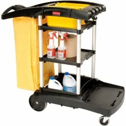 Rubbermaid® High Capacity Cleaning Cart 9T72 28 Rubbermaid® High Capacity Cleaning Cart 9T72 -Cheap Janitorial Carts Store B56456 10