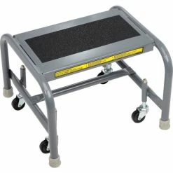 Tri-Arc 1 Step Mobile Steel Step Stand w/ Solid Anti-Slip Top Step - WLSR001163-WM