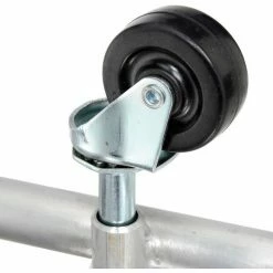 Tri-Arc 1 Step Mobile Aluminum Step Stand w/ Grip Strut Top Step & 16"W Platform - WLAR001165 -Cheap Janitorial Carts Store B593655 06