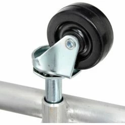 Tri-Arc 1 Step Mobile Aluminum Step Stand w/ Grip Strut Top Step & 24"W Platform - WLAR001245 -Cheap Janitorial Carts Store B593657 06