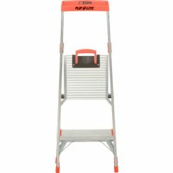 Little Giant® Flip-N-Lite Aluminum Platform Step Ladder - 4' - 15272-001 -Cheap Janitorial Carts Store B753936 02