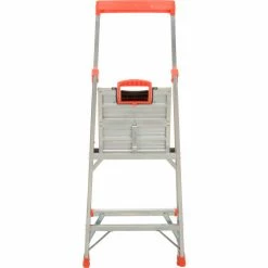 Little Giant® Flip-N-Lite Aluminum Platform Step Ladder - 4' - 15272-001 -Cheap Janitorial Carts Store B753936 06